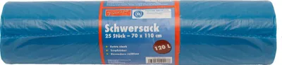 Produktbild von Trendline Müllsack 120 L, 35 mµ, blau, 25 Stück