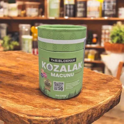 Produktbild von Tabiblokman Kiefernzapfen-Paste – Vitamin C / Zink / Eisen – 240 g – Kozalak Macunu – Pinecone