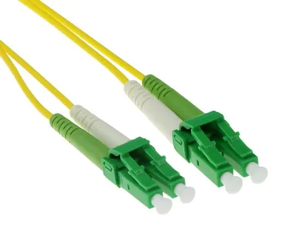 Immagine prodotto di ACT 1,5 metri LSZH Cavo patch in fibra monomodale 9/125 OS2 duplex con connettori LC/APC8 (RL2651)