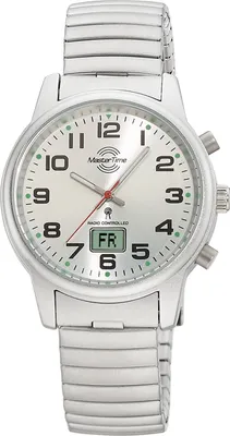 Produktbild von Master Time MTLA-10820-42M Damen-Funkuhr Zugband Damenuhr 34mm 3ATM
