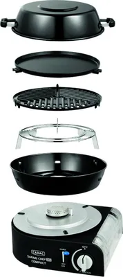 Zdjęcie produktu dla Cadac Safari Chef 30 Compact Deluxe Grill gazowy kempingowy ø 30 cm 6525L1-10-UN