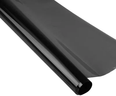 Productafbeelding van Beschermfolie voor autoreden, 76 cm x 300 cm - Getinte, zonwerende en privacybeschermende folie - Anti-reflectie - Krasbescherming - Raamfolie