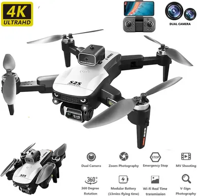 Produktbild von Faltbare Drohne mit WiFi Kamera 1080P HD, RC Quadrocopter mit  Akku lange Flugzeit, App gesteuert Live Video, Tap-Fly Kopflose Modus Fotodrone