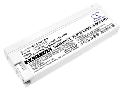 Image de TECHTEK Batterie compatible avec [Spacelabs] 90367, 91369, Ultraview 1050, Ultraview 2400, Ultraview SL remplace 146-0055-00, pour 146-0055-003