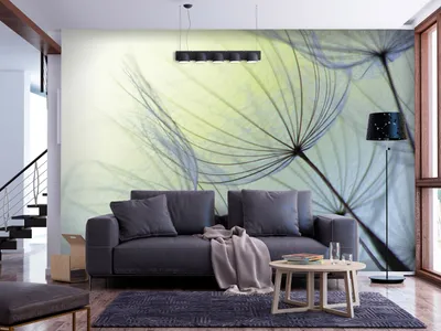 Produktbild von Vlies Fototapete Blumen 400x280 cm Tapeten Wandtapete XXL Pusteblume b-B-0465-a-a