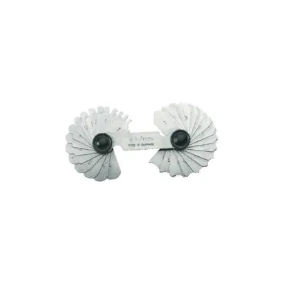 Produktbild von Dönges Radienschablonen-Satz, Messbereich 7,5 - 15,0 mm, Blattanzahl 16 St.