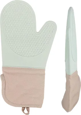 Produktbild von OKWISH Ofenhandschuhe Backhandschuhe HitzebestäNdig Küchenhandschuhe