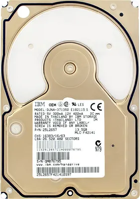 Obrázek produktu pro Pevný disk IBM 13,5Gb DJNA-371350 7200Rpm ATA 3,5" palce 25L2657