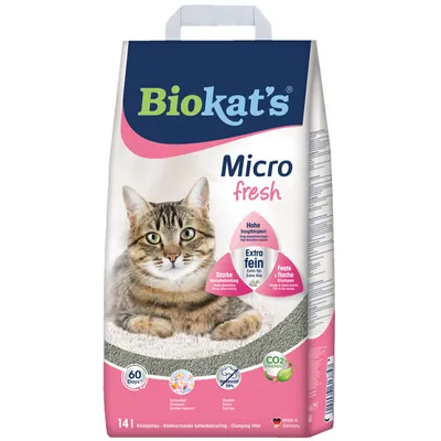Produktbild von Biokat's Micro fresh, Granulat, 14 l, Grau, Deutschland, Faltenbeutel aus Papier