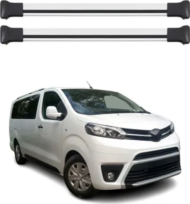 Produktbild von Dachträger Grundtäger für Toyota Proace 2016-2025 75kg Aluminium Silber 2 tlg