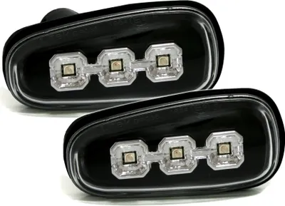 Produktbild von LED SEITENBLINKER SET in KLARGLAS SCHWARZ für OPEL ASTRA G + ZAFIRA A Blinker