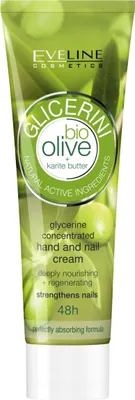 Image de Crème pour les mains et les ongles à l'olive Eveline Glicerini, 100 ml