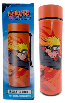 Produktbild von Naruto Shippuden Thermosflasche aus Edelstahl, 450 ml