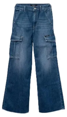 Produktbild von Replay Mädchen Jeans Soft Denim, Blau (Medium Blue 009), 6 Jahre