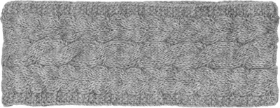 Produktbild von styleBREAKER Damen Strick Stirnband einfarbig mit Zopfmuster, Thermo Fleece Futter, Winter Headband Uni 04026058