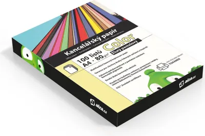 Produktbild von Büropapier gelb pastell A4 80 g/m² 100 Blatt für Laser- und Tintenstrahldrucker