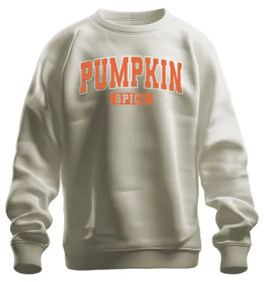 Productafbeelding van Pompoenkruiden, herfst, Halloween, pompoenlatte, koffie, uni sweatshirt, trui, natuur, XXL