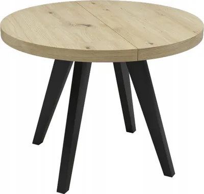 Produktbild von ARTISAN 100/200 runder Ausziehtisch mit dicken Beinen