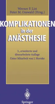 Produktbild von Komplikationen in der Anästhesie