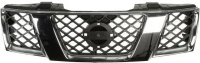 Produktbild von BLIC 6502-07-1677990P Kühlergrill Frontgrill für NISSAN NP300 Navara Pickup (D40) Vorne Chrom Schwarz