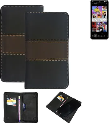Produktbild von K-S-Trade Hülle Handyhülle kompatibel mit Huawei Y8p Schutzhülle Walletcase Bookstyle Tasche Schutz Case Handytasche Wallet Cover Kunstleder