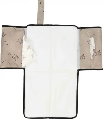 Zdjęcie produktu dla Przewijak podróżny 60x34 cm z organizerem Beige / Dooky