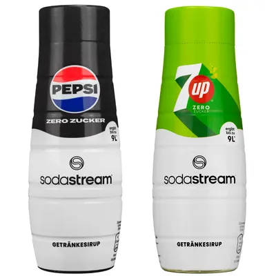Zdjęcie produktu dla Syrop do SodaStream 7UP zero, Pepsi max
