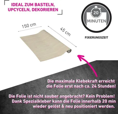 Produktbild von Klebefolie Ahorn - 67,5x150cm