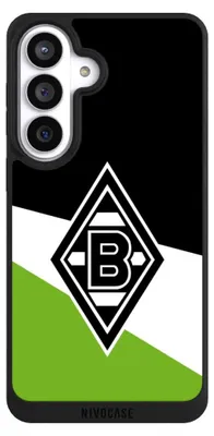 Produktbild von NIVOCASE Handyhülle für Samsung Galaxy S26+  Hülle NIVOpure Case Schwarz Borussia Mönchengladbach Gladbach Offizielles Lizenzprodukt