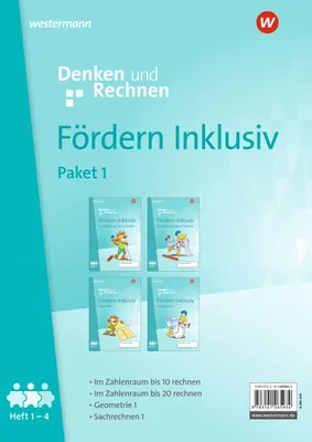 Produktbild von Fördern Inklusiv. Hefte 1-4 im Paket Denken und Rechnen