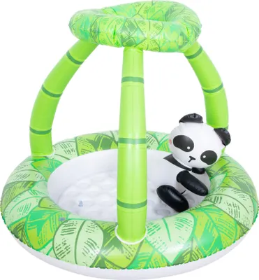 Zdjęcie produktu dla SunClub 51360 Basenik dla dzieci „Panda” z daszkiem, zielony
