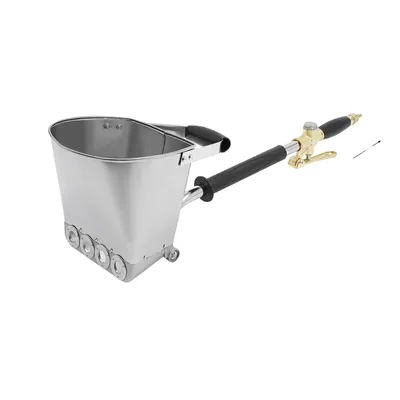 Zdjęcie produktu dla Pistolet natryskowy do zapraw cementowych, bardzo wydajna aplikacja, duża pojemność 3,5 l, SZARY