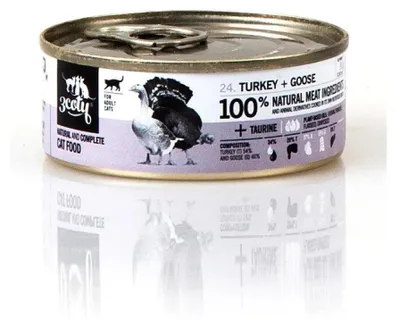 Immagine prodotto di 3COTY Turchia con anatra - cibo umido per gatti - 80g