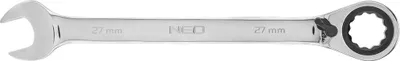 Obrázok produktu pre Kombinovaný kľúč NEO TOOLS s račňou 27 mm z chróm-vanádiovej ocele