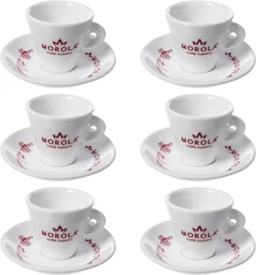 Zdjęcie produktu dla Zestaw 6 kubków do kawy: espresso i cappuccino