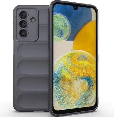 Produktbild von Handyhülle für Samsung Galaxy A26 Weich TPU Silikon Stossfest Anti-rutsch Hülle Dunkelgrau