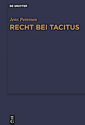 Produktbild von Recht bei Tacitus