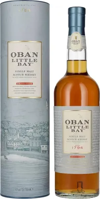 Image de Oban Little Bay Single Malt Scotch Whisky Small Cask 43% Vol. 0,7l en boîte cadeau