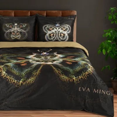 Produktbild von Eurofirany Bettwäschegarnitur Bettwäsche Satin  EVA 11 220x200 cm 3 TLG SET: mit 2 Kissenbezüge 70x80 cm