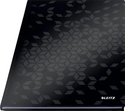 Produktbild von Leitz WOW, Muster, Schwarz, A4, 80 Blätter, 80 g/m², Liniertes Papier