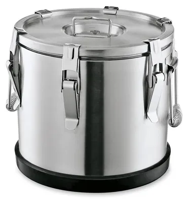Produktbild von 2x WAS Germany Thermospeisetransportbehälter 35l, Ø 42 cm, Chromnickelstahl