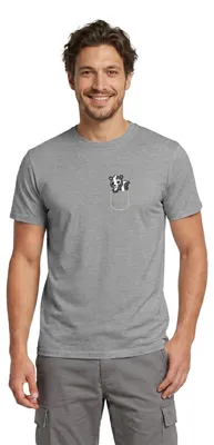 Produktbild von Spreadshirt Stinktier Brusttasche Männer T-Shirt, M, Graphit meliert