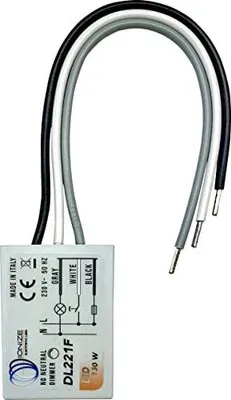 Zdjęcie produktu dla Ściemniacz LED 130W bez neutralnego wpuszczany 230V inteligentny
