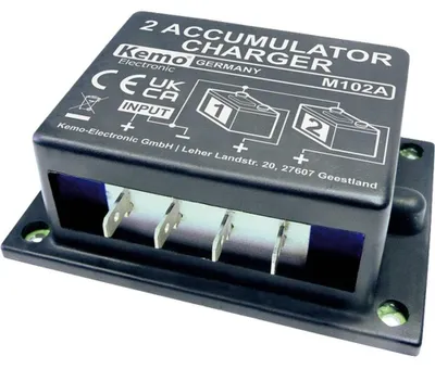 Productafbeelding van Tweede acculader, laadregelaar 6V - 24V, 20A, KEMO M102N