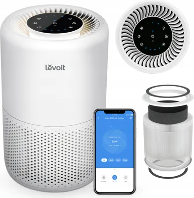 Produktbild von Levoit Core 200S Silent Hepa Luftreiniger: Dreifachfilter, Nachtmodus