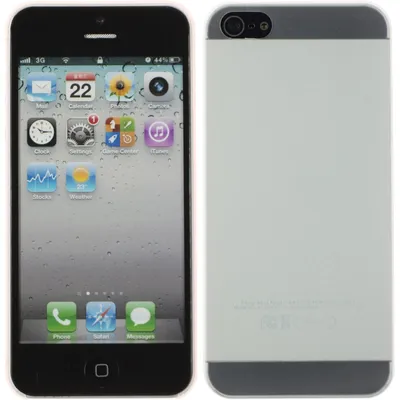 Produktbild von PhoneNatic Case kompatibel mit Apple iPhone 5 / 5s / SE - Hülle clear matt Hard-case + 2 Schutzfolien
