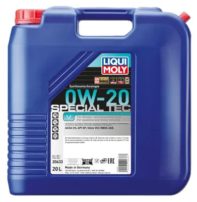 Produktbild von LIQUI MOLY Special Tec V für 0W-20 20 Liter Motoröl Motorenöl VCC RBS0-2AE Öl