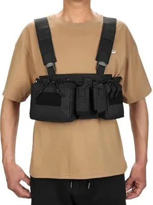 Zdjęcie produktu dla Kamizelka taktyczna molle nylon chest rig dla mężczyzny paintball
