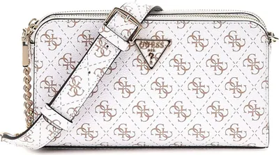 Produktbild von GUESS Clutch Umhängetasche Eco Erica Cream Logo : weiß-20 Farbsortierung: weiß-20