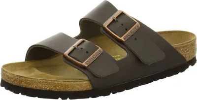 Obrázek produktu pro Kožené pantofle Birkenstock Arizona šířka sandálu: normální tmavě hnědá, velikost boty:EUR 36